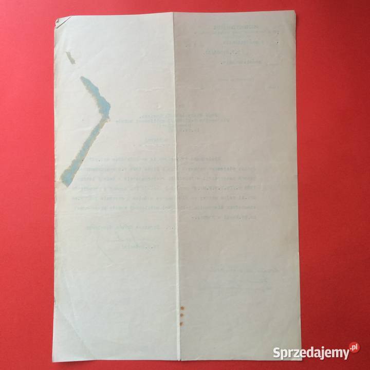 1857 Zaświadczenie Objęcie Stanowiska Kraków zachodniopomorskie