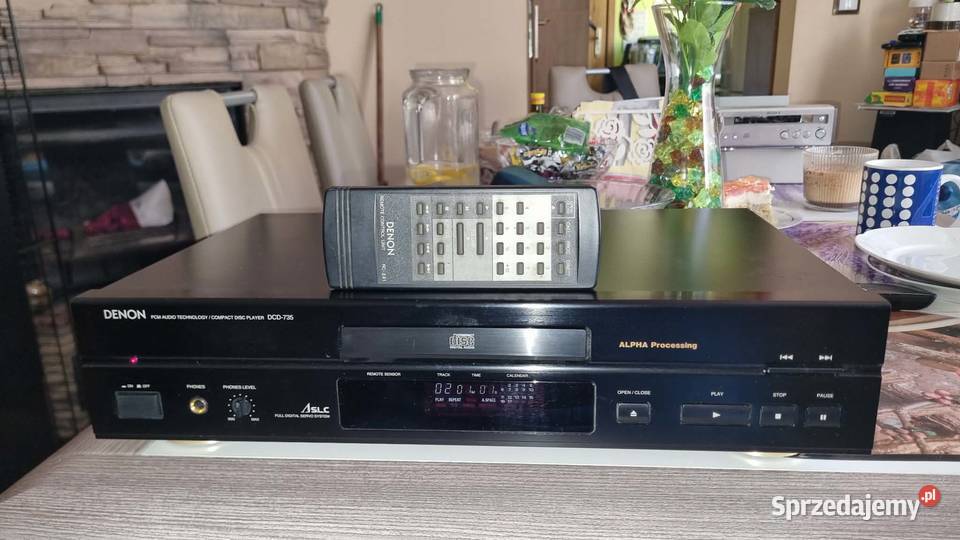 Odtwarzacz CD DENON DCD735 z pilotem Real 20Bit Warta