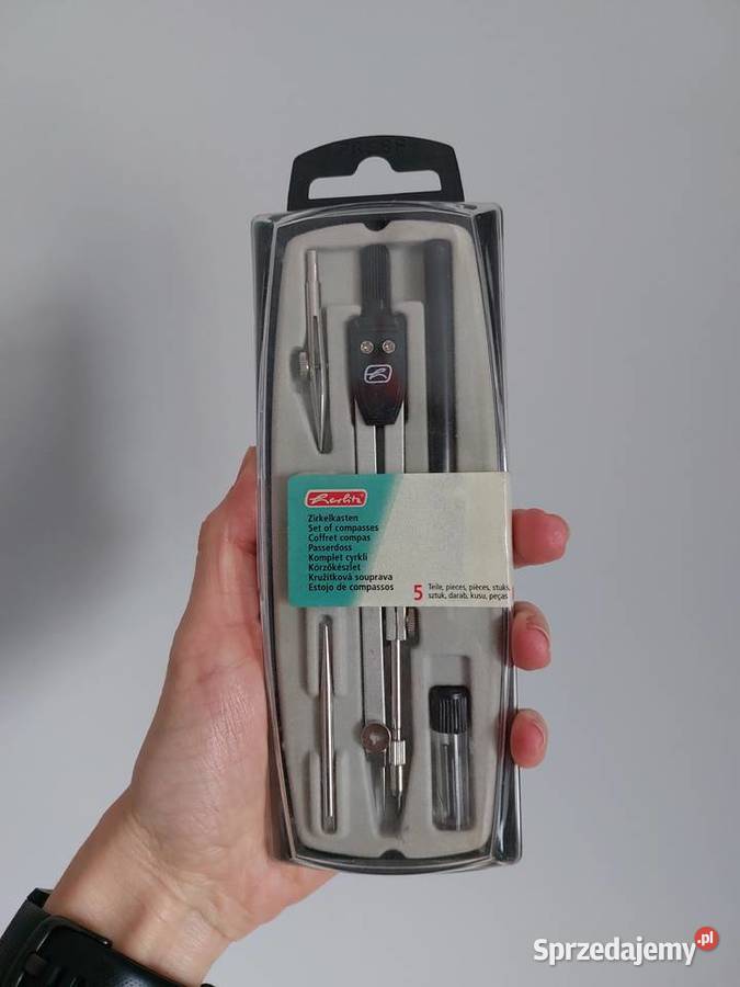 cyrkiel szkolny Herlitz 5 części szkoła przybory Poznań