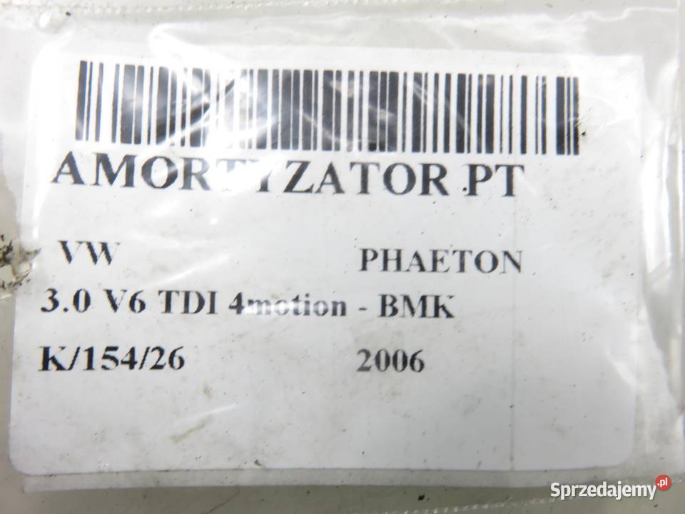 AMORTYZATOR TYŁ VW PHAETON 30 V6 TDI 4motion BMK osobowe sprzedam