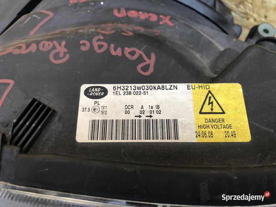 LAND ROVER L320 SPORT LAMPA PRZÓD PRZEDNIA LEWA wielkopolskie Słowikowo sprzedam