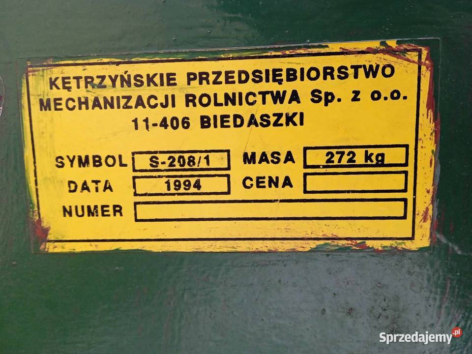 Sadzarka do ziemniaków nieuszkodzony Grabów nad Pilicą