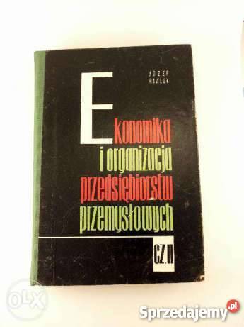 Ekonomika i organizacja przedsięb przemysł II J tradycyjny podręcznik Podręczniki Goleniów