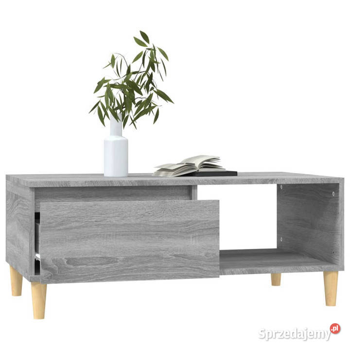 Stolik kawowy szary dąb sonoma 90x50x365 Warszawa