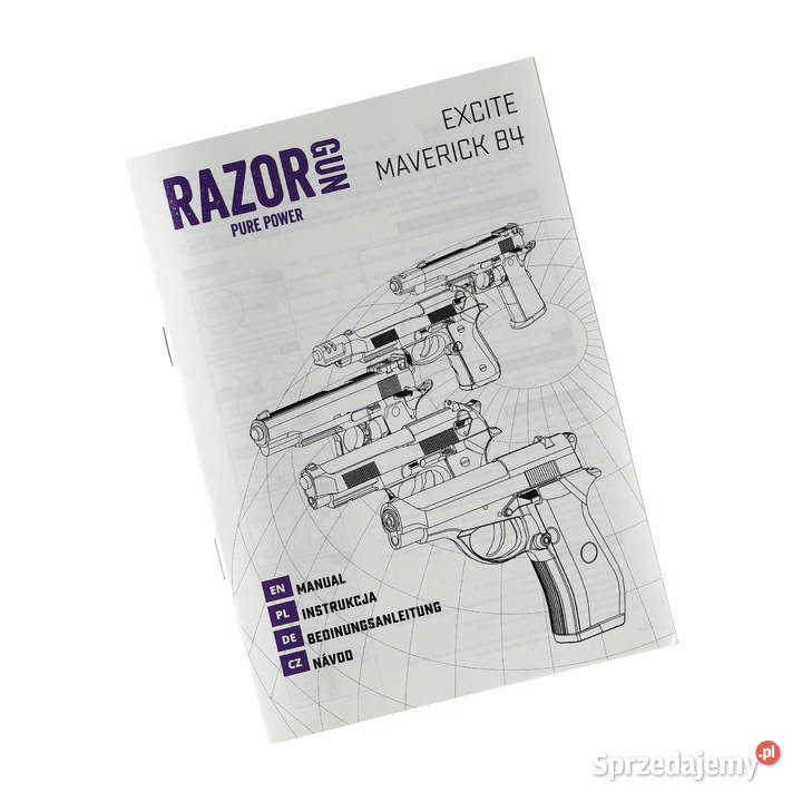 Pistolet wiatrówka RGun Maverick 84 45 mm BB CO2