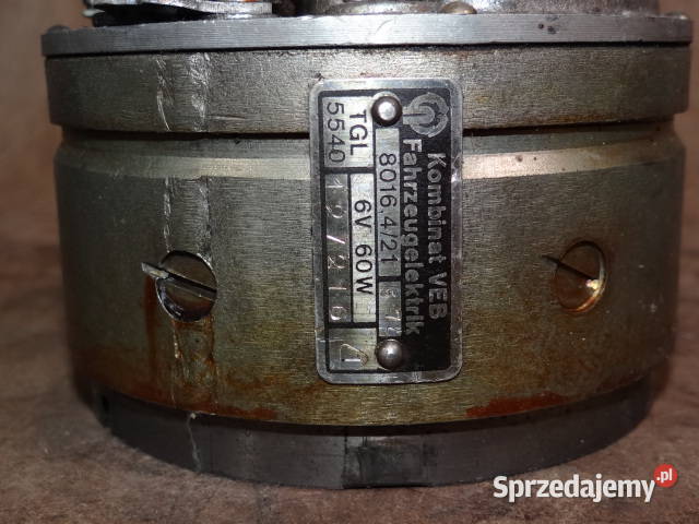 prądnica MZ ES TS ETS 6v 60w awo simson org DDR Stojany Żary sprzedam