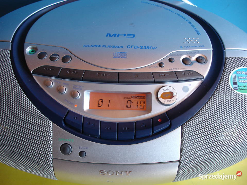 Radiomagnetofon z CD SONY CFD-S35