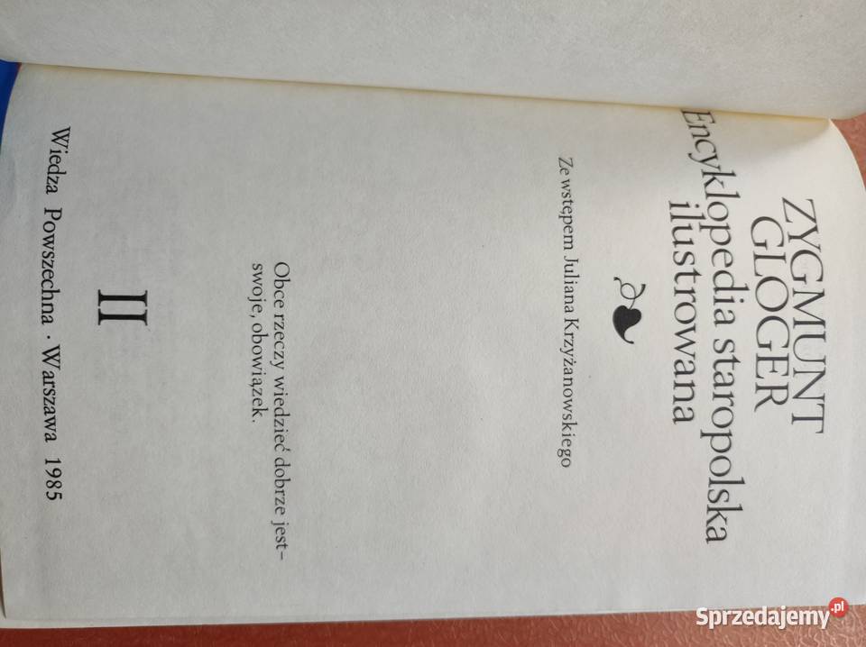 Encyklopedia Staropolska Zygmunt Gloger 4 tomy