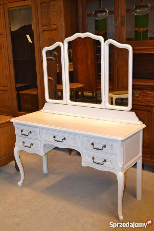 Piękna bielona toaletka ludwikowskasklep Dąbrowa śląskie Dąbrowa Górnicza