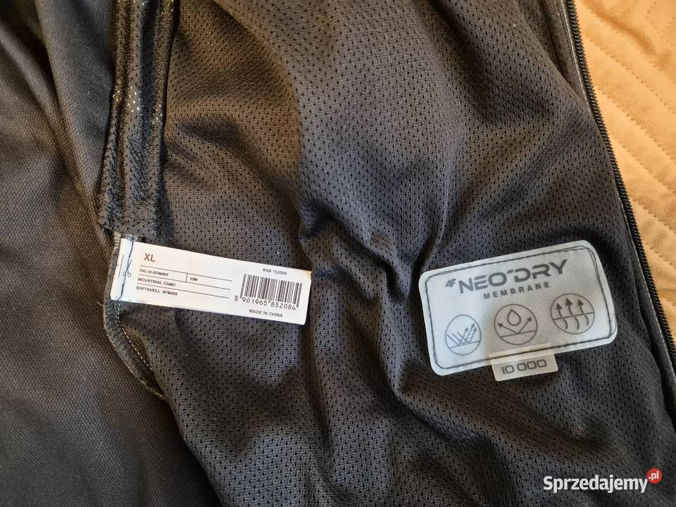 Męska kurtka softshell 4F H4L18SFM005 Szara XL Kurtki i płaszcze Warszawa