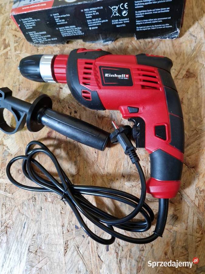 Wiertarka Einhell z udarem TCID 550 E 550 wat Głogowa