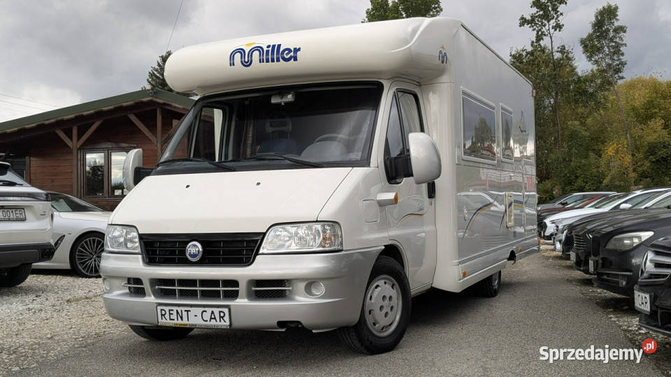 Fiat Ducato Kamper Mobilvetta Miller 28 JTD welurowa tapicerka śląskie
