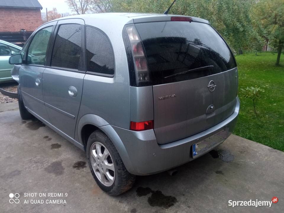 Uszkodzony Opel Meriva A 18 16V Gaz Kod Lakieru Czarnocin