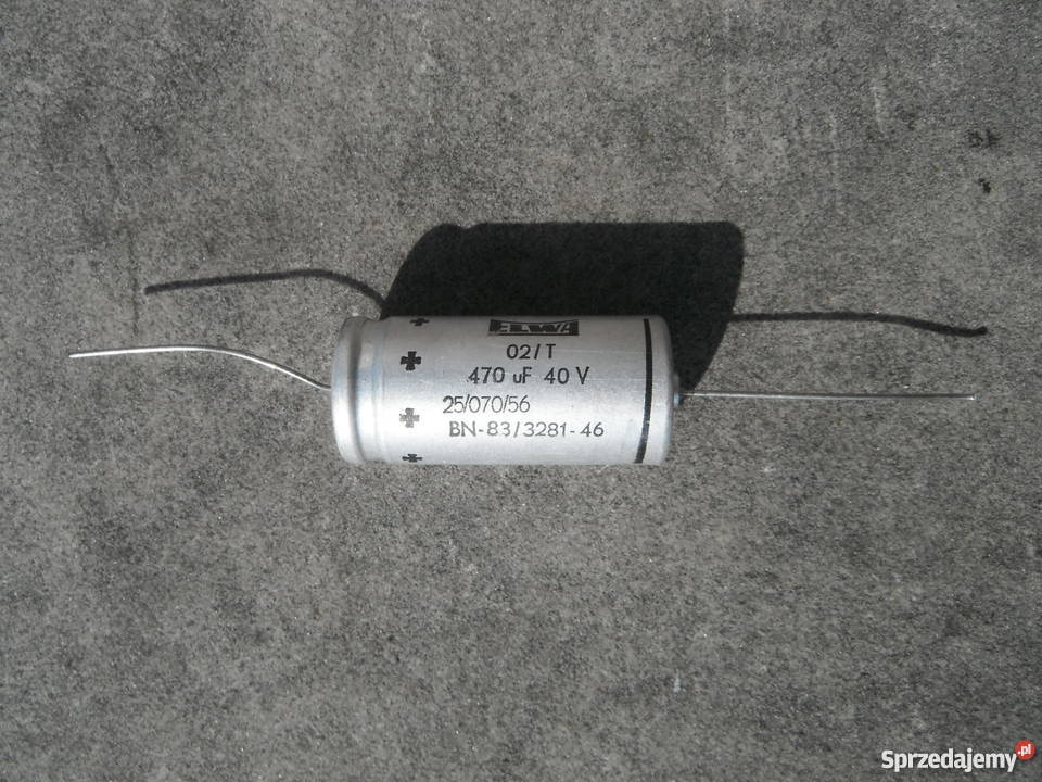 Kondensator elektrolityczny 470uF 40V Elwa 02T mazowieckie Chlewiska sprzedam