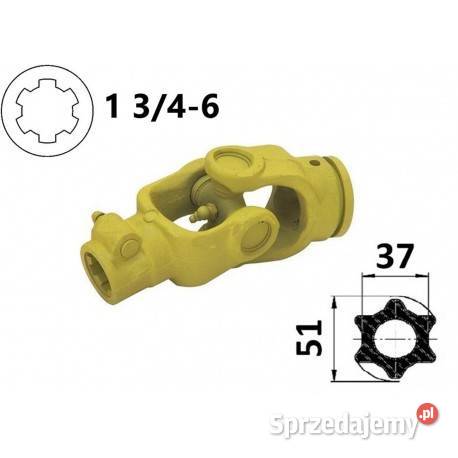 Kompletny przegub Cardana na rurę 51x37 G7 sprzedam
