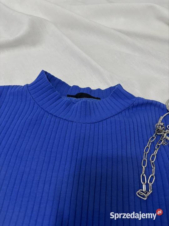 Granatowy top z długim rękawem Inny wzór małopolskie Jordanów