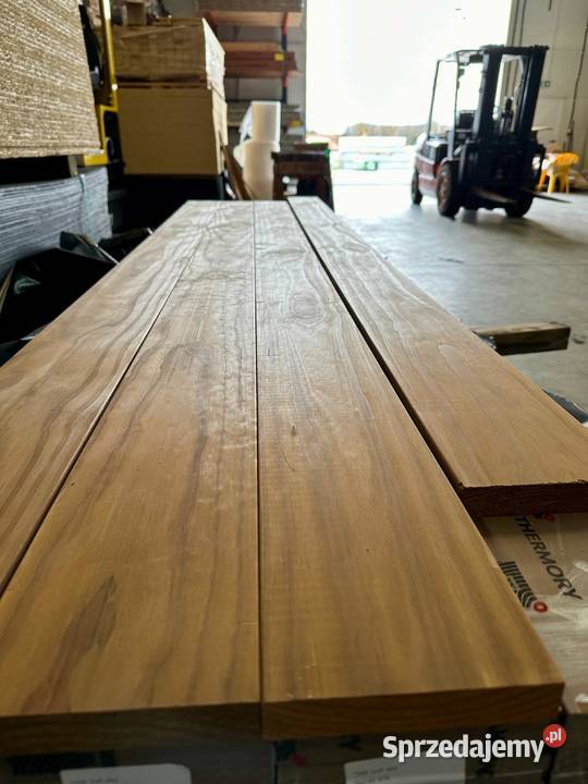 deska deski drewno na ławki do sauny Thermo Prusice