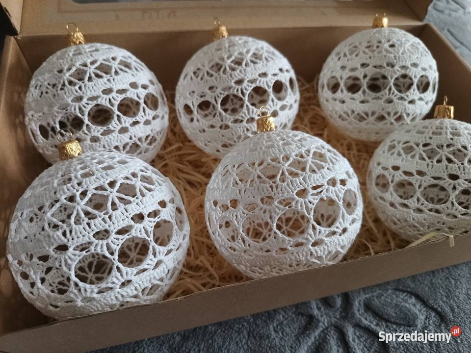 Bombki szydełkowe 10 Śrem