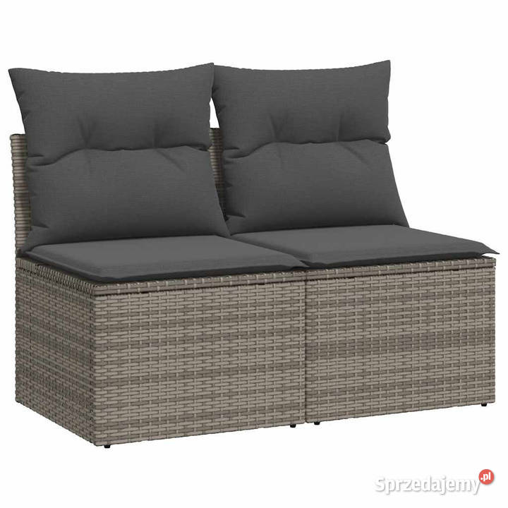 4cz sofa ogrodowa z poduszkami szary rattan PE i Warszawa