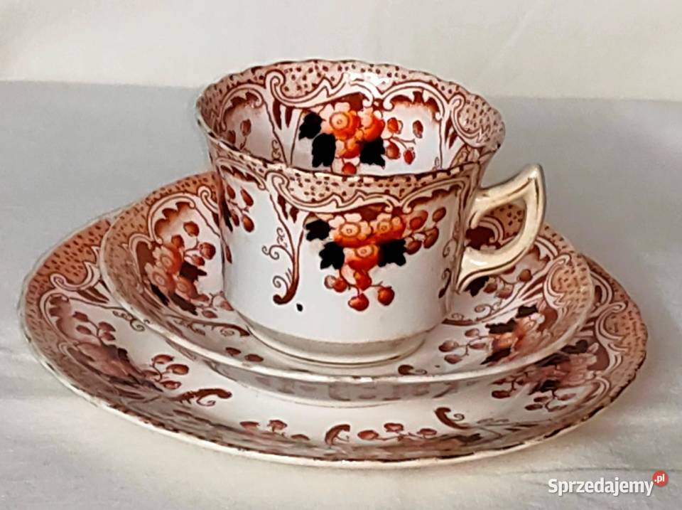 Filiżanka stara angielska Derby STANLEY Trio małopolskie Kraków