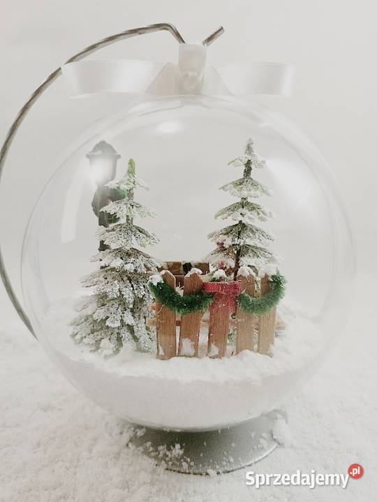 Oryginalna bombka 3d 15 rękodzieło dekoracja Trzebnica