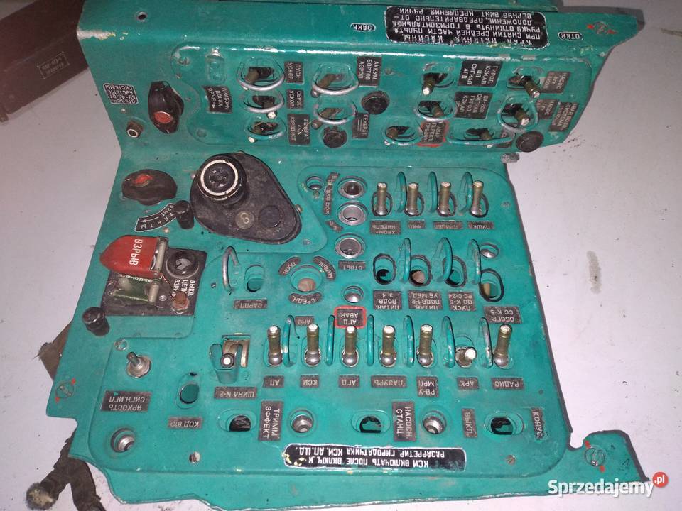 Kokpit samolotu Mig21 zegary Mig 21 Dąbki