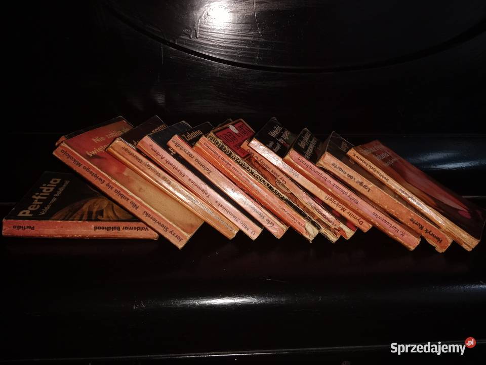 Zestaw 13 książek z PRL Kryminał i Sensacja Ruda Śląska