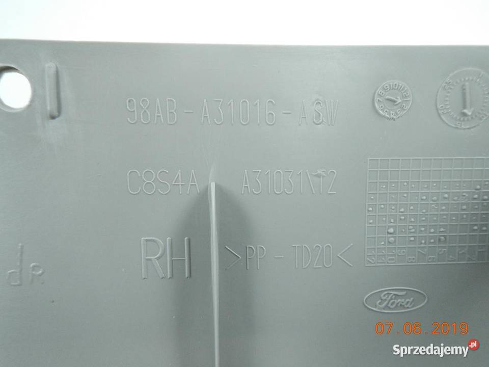 OSŁONA SŁUPKA PRAWY TYŁ FORD FOCUS 9805 ASO lubelskie sprzedam
