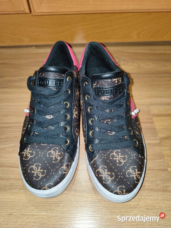 Guess Sneakersy Grassey5 FL7GR5 FAL12 Brązowe Stalowa Wola