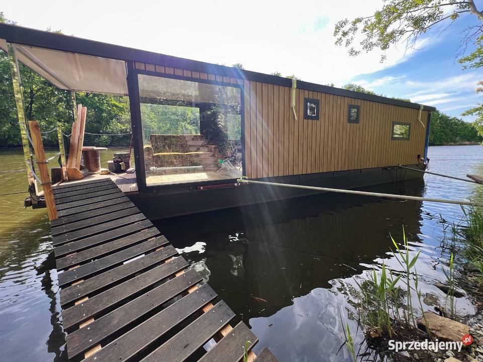 houseboat dom na wodzie dom pływający reja Żeglarstwo dolnośląskie