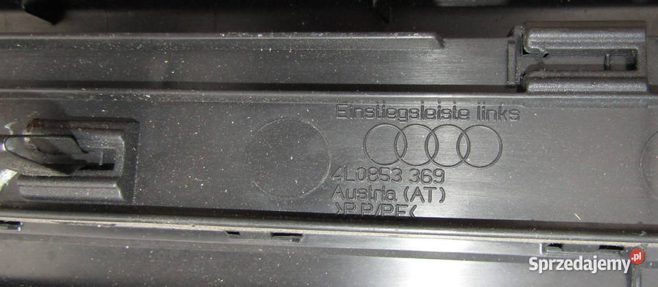 LISTWA PROGOWA LEWA PRAWA AUDI Q7 4L 4L0853370 Pozostałe Mysłaków