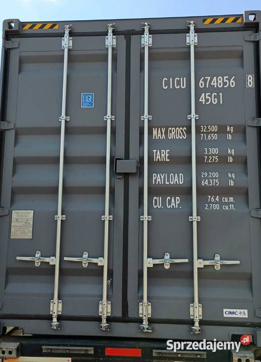 Kontener magazynowy 12 metrowy40HC NOWY mazowieckie Warszawa