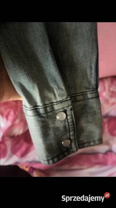 YORKER nowa koszula dżinsowa jeansowa grubsza Z Leszno