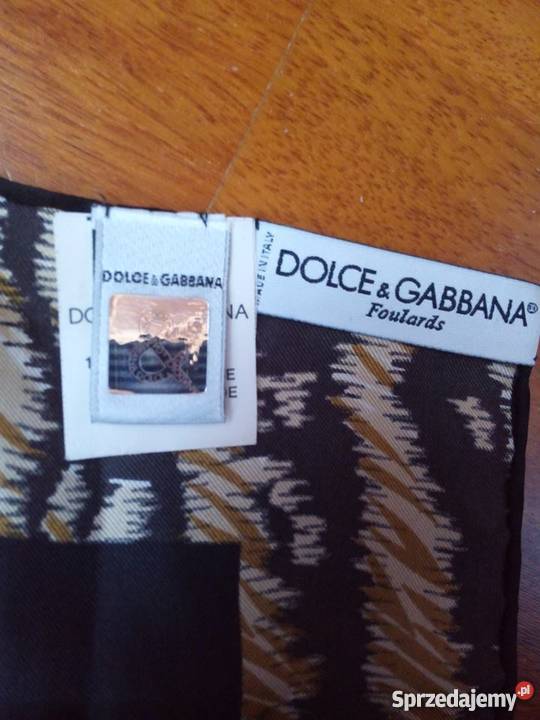 NOWA Dolce & Gabbana foulards ORYGINAŁ hologram Koszalin 