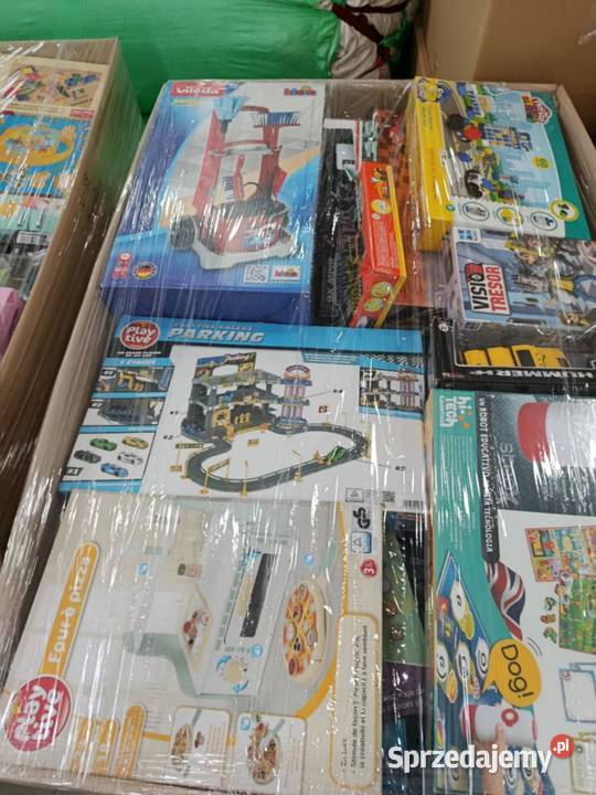 Paleta z mixem nowych zabawek około 100 W Kowal