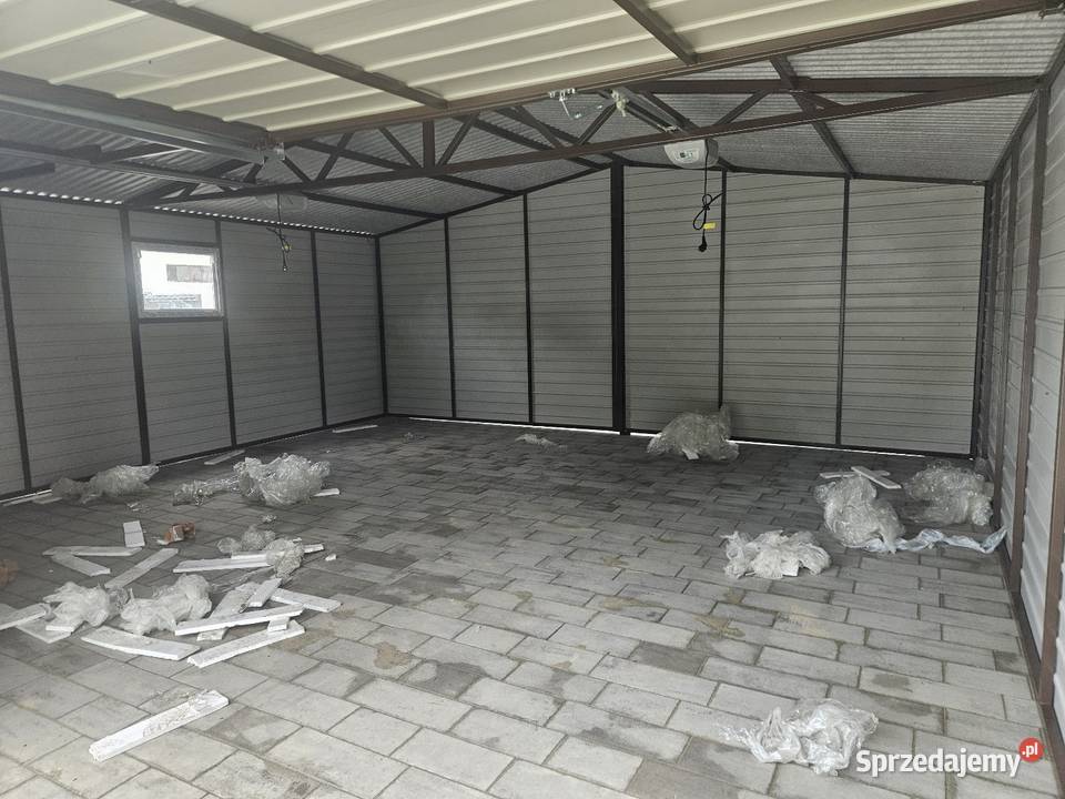 6x6 Garaze Blaszane Garaz Blaszany Blaszak sprzedam