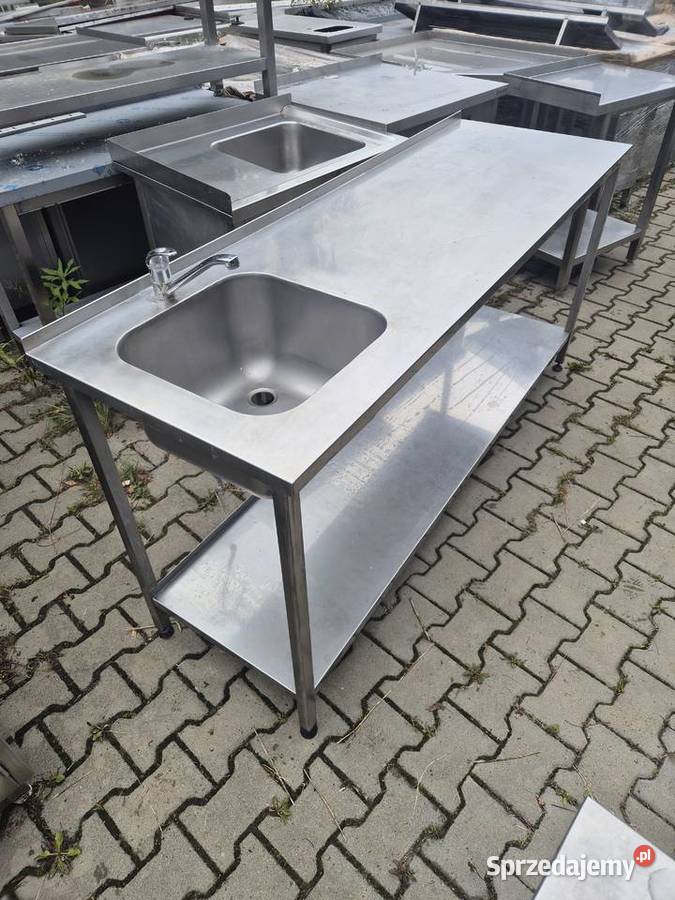 Zlew Gastronomiczny 1 Komorowy z Półką 1806085 B wielkopolskie Ostrów Wielkopolski
