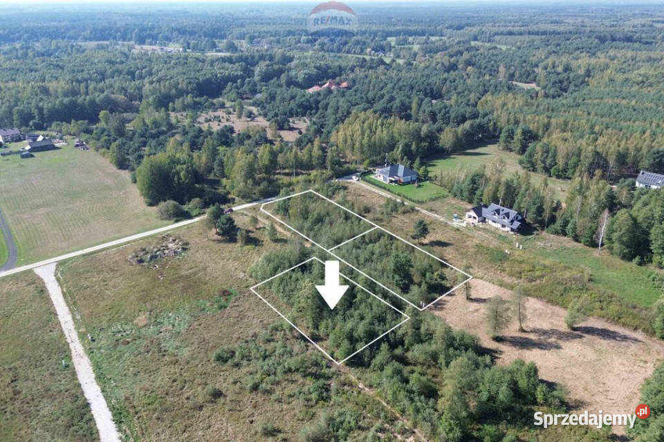 Działka 1720m2 Tomaszew WZ skrzynka energetyczna polna