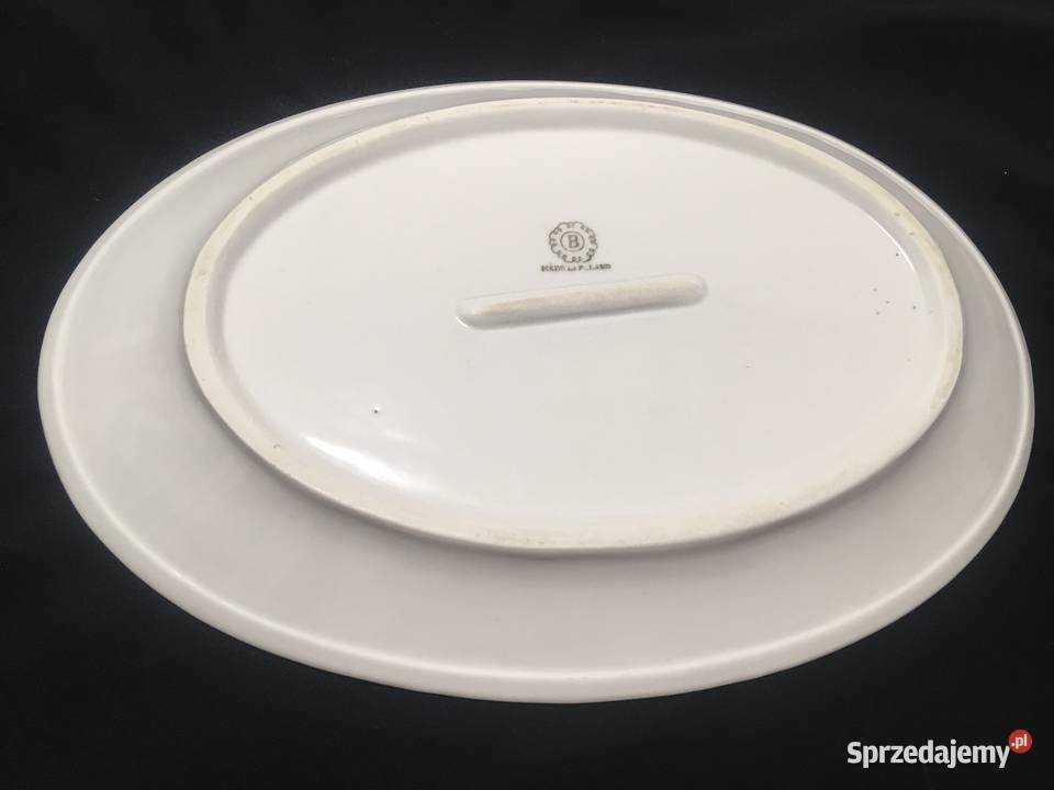 PRL PKP Bogucice porcelana patera talerz Porcelana i szkło Kołobrzeg