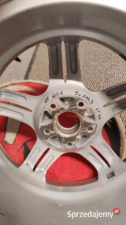 Felgi 17 5x1143 et39 otwór centrujacy 601 Średnica 17" Zwoleń