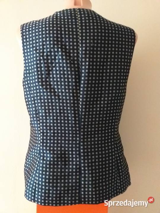 Kamizelka Damska Czarna Kwiatki 5 Guzików 2 kujawsko-pomorskie Bydgoszcz