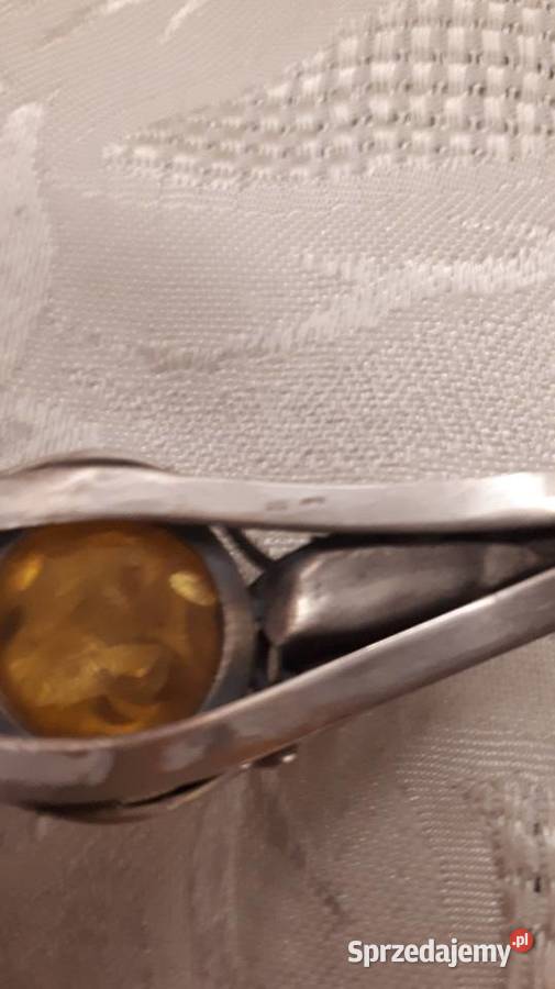 Bransoleta bangla z bursztynem