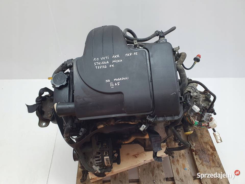 SILNIK KOMPLETNY Citroen C1 10 12V 68 sprawny Rudka