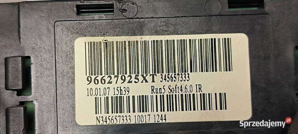 PRZEŁĄCZNIK ZESPOLONY CITROEN C4 96627925XT Lipno