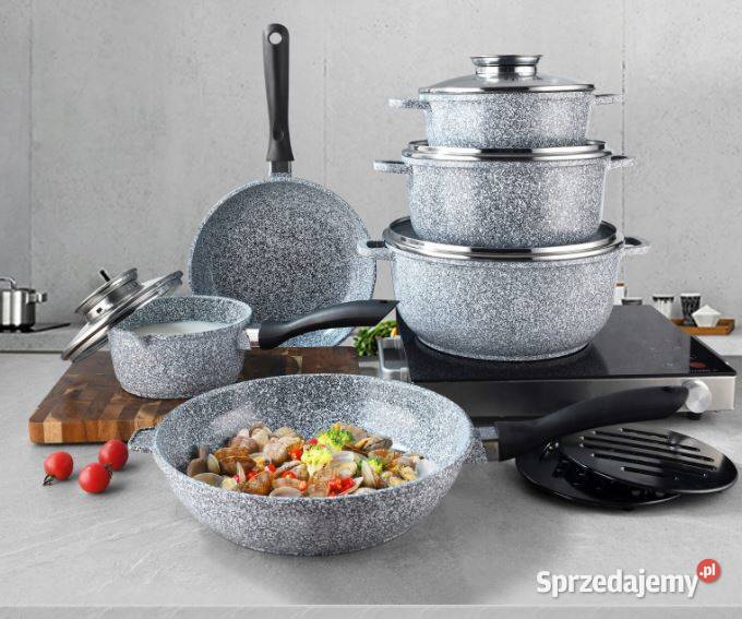 299 garnki marmurkowe KLONBERG 12 elementów Zabrze