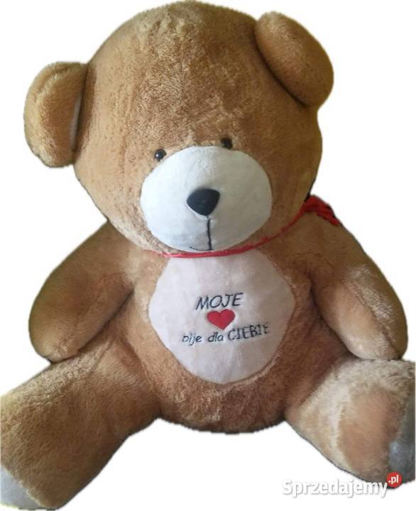 Duży pluszowy miś 130 wielkopolskie Wolsztyn