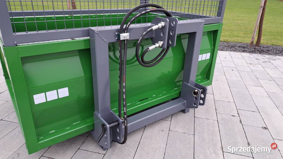skrzynia transportowa na tył ciągnika tylny TUZ nieuszkodzony Delfina sprzedam