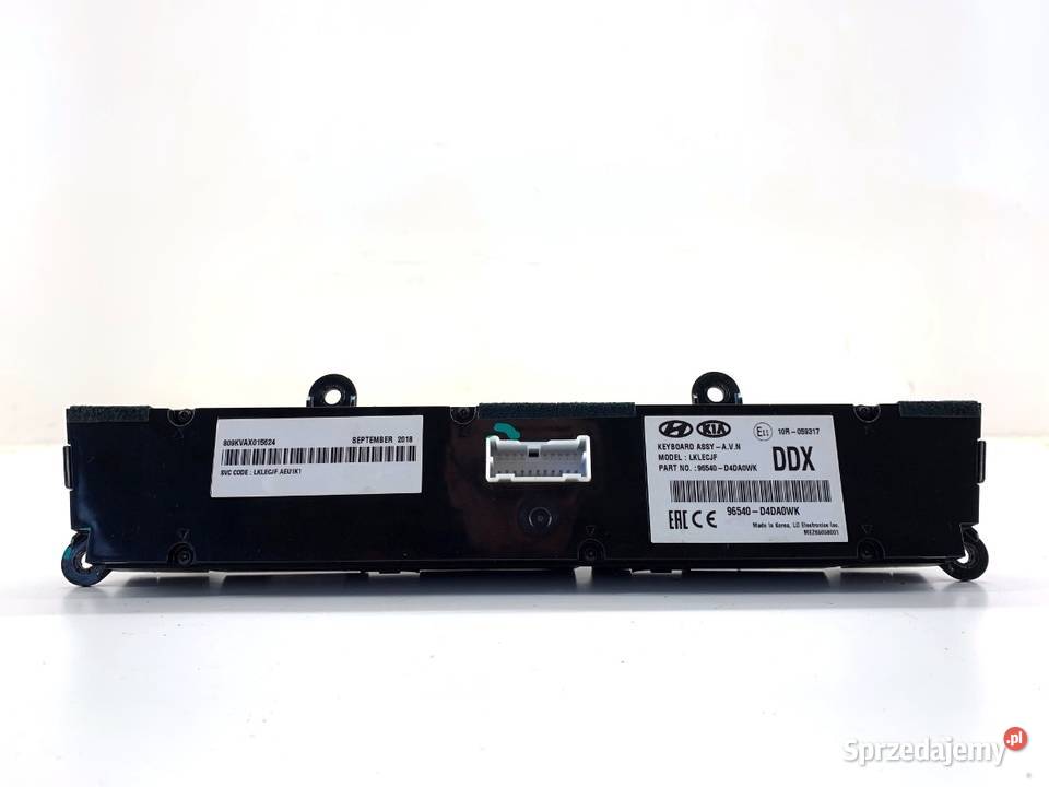 PANEL STEROWANIA RADIA KIA OPTIMA 96540D4DA0WK Panele sterowania, przełączniki