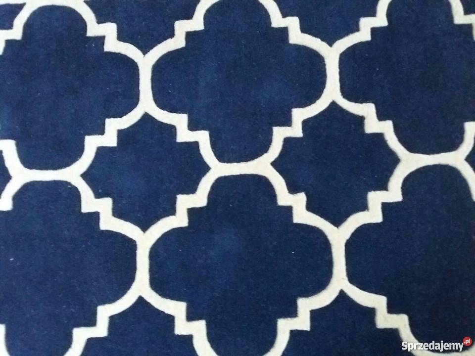 121x182 Dywan marokańska koniczyna szary wełna Dywany i wykładziny