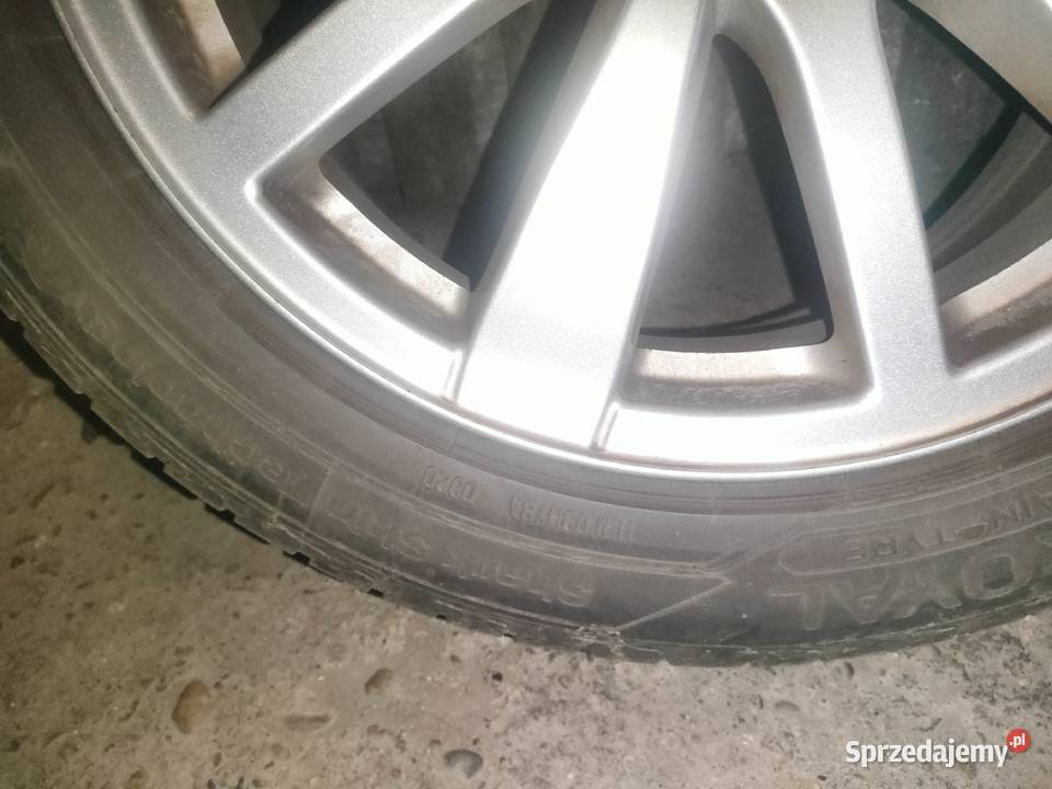 Koła na aluminiowych felgach R17 Sosnowiec sprzedam